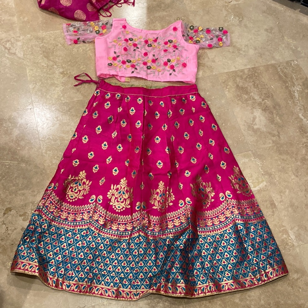 Lehenga 3 piece outfit for Indian wedding